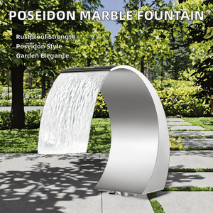 Fontana Paesaggistica, Fontana d'Acqua Ultra-Silenziosa con Sculture a Rilievo per Patio, Area Lounge e Cortile Segreto - Product Image 1