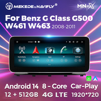 MEKEDE-Reproductor de DVD para coche, Radio con navegación GPS, Android, 4K, compatible con DSP integrado BT, para Benz Clase G G500 W461 W463