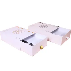 Pakket Box Custom Gedrukt Sliding Type Honing Fles Verpakking Papier Lade Geschenkdoos Voor Gezondheidszorg Producten
