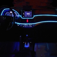 Fil LED flexible USB 1/3/5m, néon, décoration intérieure, tableau de bord, éclairage ambiant invisible, bandes lumineuses décoratives pour voiture, lumière d'ambiance pour voiture
