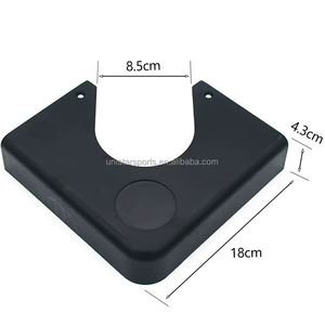 Mesa de billar Esquina de metal Placa de esquina de billar Resina Pegamento duro Accesorio de mesa de billar Esquina de metal - Product Image 5