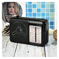 Golon Rx-608acw Rétro Classique En Bois Numérique Récepteur Cadeau Dc 3V Fm/Am Sw1 Sw2 4 Bandes Xbass Stéréo Radio Avec UNE Large Gamme