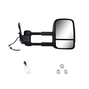 Nouveaux rétroviseurs de remorquage pour HILUX Juillet 2015-2025 N80/REVO/GUN Électriques Noir Fumé avec Clignotant - Product Image 4