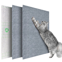 Tapis de Grattage pour Chat Robuste en Polyester Durable, Style Moderne, Autocollant, Résistant à l'Usure, Antidérapant et Polyvalent