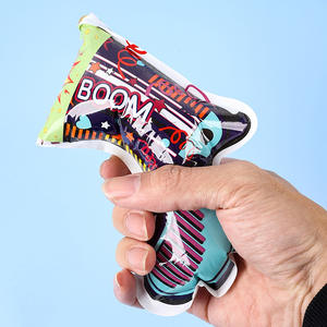 Pistola de fuegos artificiales de confeti de mano Easy Pop Autoinflable Confeti multicolor Fiestas Celebraciones Suministros Pistola de confeti - Product Image 5