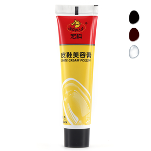 Cirage pour chaussures femme OEM 30g Tube plastique Nourrissant & Adoucissant Crème noire Cirage pour chaussures en <span class=keywords><strong>cuir</strong></span> - Product Image 1