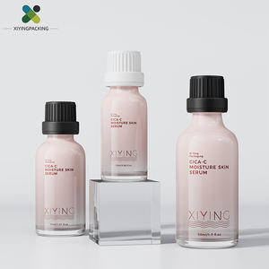 Mini flacon en verre pour huile essentielle, sérum, soin de la peau, avec grand bouchon à vis pour <span class=keywords><strong>massage</strong></span>, avec emballage cadeau personnalisé imprimé - Product Image 4