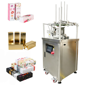 High Speed Glue-less Automatic <b>Box</b> Erecting Machine Cosmetic Paper Carton <b>Folder</b> - Product Image 3