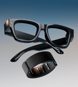 แว่นตาอัจฉริยะรุ่นใหม่ Meta <span class=keywords><strong>Ray</strong></span>-Bani Display Ai กรอบใหญ่ - ขนาดสายรัด 1 - สีดำเงา - Product Image 1