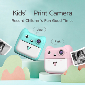 Appareil photo pour enfants, mini caméra vidéo à projection 1080P, jouets, cadeaux d'<span class=keywords><strong>anniversaire</strong></span> pour enfants, appareil photo numérique - Product Image 2