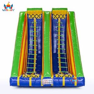 Nouveau jeu de défis Twister Ladder Climib, jeu d'équilibre à double voie pour enfants de 3 ans, jeu de l'échelle de Jacob, jeu de Wipeout, gonflable d'extérieur - Product Image 1