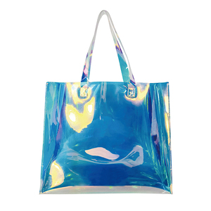Bolsa de Maquillaje Multifuncional Holográfica Transparente de PVC Resistente al Agua, Personalizada, para Mujer, Todas las Temporadas, Primavera 2024 - Product Image 5