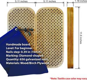 Planche Sadhu Meetu pour la pratique du yoga, planche en bois faite à la main avec des clous, épaisseur de 15 mm, pour se tenir debout sur <span class=keywords><strong>les</strong></span> <span class=keywords><strong>pieds</strong></span> et pour <span class=keywords><strong>les</strong></span> voyages - Product Image 6