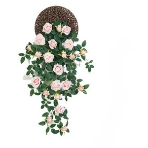 Guirnalda de Rosas Artificiales Decorativas para Colgar en la Pared, de Seda, de 30cm-100cm, Decoración para el Hogar - Product Image 5