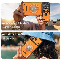 Étui de téléphone magnétique de luxe en PC rigide + film TPU pour iPhone 17 16 15 14 13 12 11 – Accessoire de protection mobile