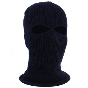 Wholesale Knitted Beanie Hat Adult Two Hole Full Face Ski Masks <strong>Custom</strong> <strong>Balaclava</strong> Customized Logo - Product Image 4