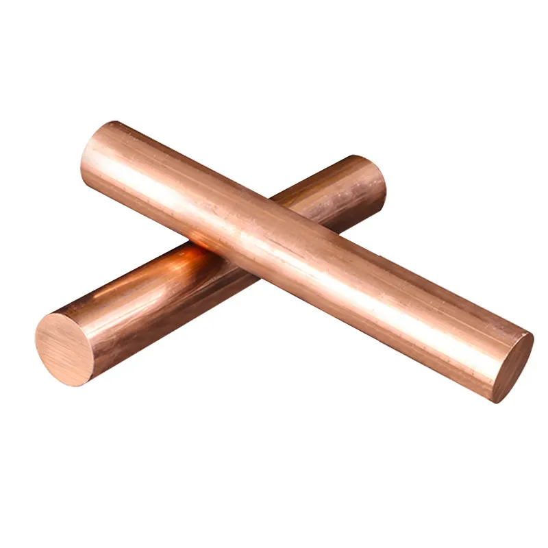 China Supplier Astm B151m-05 Mirror Copper Brazing Rod Bar Copper Earthing Bar Copper Bars For Industrial