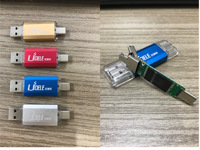 Flash drive usb Tipe c untuk lightning, flash drive usb Tipe c ke Tipe c,metal usb dual drive Tipe c ke lightning, upgrade 64gb Tipe c 2 tb 2024