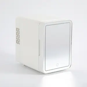 Nhà máy giá rẻ Mini Xách Tay Xe Tủ lạnh nhỏ AC DC make up chăm sóc da mỹ phẩm cửa kính tủ lạnh
