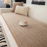 Coussin de canapé en peluche épais Automne Hiver 2025, en tissu Spandex, taille personnalisée, motif de luxe