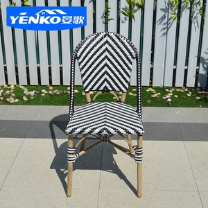 Chaise <span class=keywords><strong>de</strong></span> salle à manger en rotin osier bistro meubles en rotin en résine osier ensemble <span class=keywords><strong>de</strong></span> table à manger pour café et restaurant meubles <span class=keywords><strong>de</strong></span> <span class=keywords><strong>jardin</strong></span> patio - Product Image 3