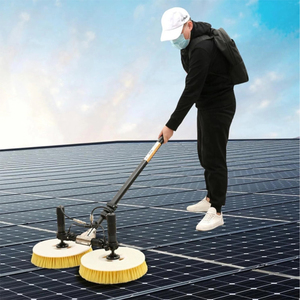 <span class=keywords><strong>Brosse</strong></span> de nettoyage télescopique à double tête de 3,5 mètres <span class=keywords><strong>pour</strong></span> <span class=keywords><strong>panneaux</strong></span> <span class=keywords><strong>solaires</strong></span>, version alimentée par courant alternatif à double tête - Product Image 4