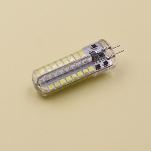 หลอดไฟ LED ซิลิโคนรูปข้าวโพด, AC/DC 12V, G4 2835 72-LED หลอดไฟแบบเสียบ - Product Image 3