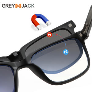 Gafas de sol polarizadas Grey Jack para mujer UV400 TR90 con montura TAC, lentes de visión nocturna, negro mate C2 - Product Image 2