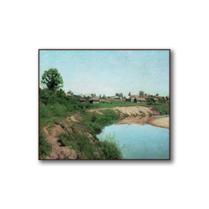 Pintura al óleo hecha a mano, obras de arte, el río que fluye de las estrellas, pintura abstracta, lienzo moderno, arte de pared - Product Image 1