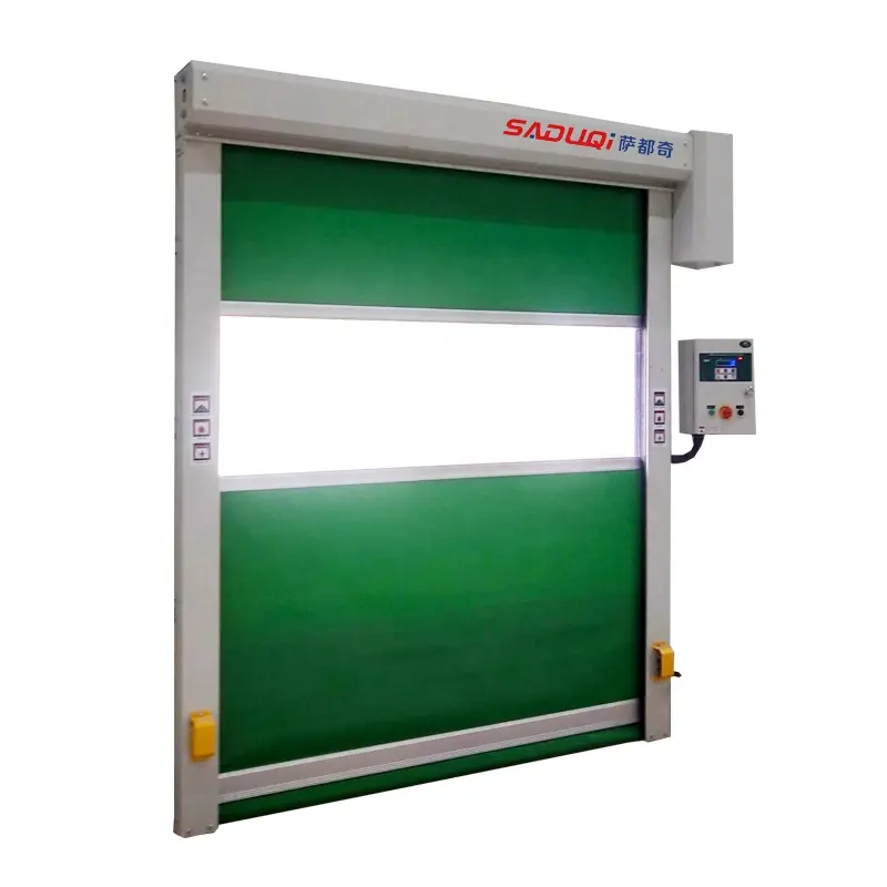 Sensor Speed Door New Efficient with Radar Technology Effective Dust Prevention PVC Rapid Door for Clean Rooms in Workshops