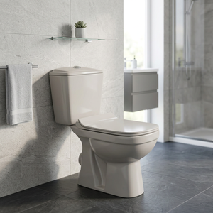 CE Certified European Ceramic One Piece WC Square Dual Flush P <b>Trap</b> Floor Mounted Water Closet Toilet - Product Image 6