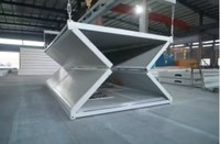Kiosque mobile de thé aux perles en conteneur préfabriqué Xiamao, respirant et à montage rapide, avec façade vitrée, pour rues commerciales extérieures