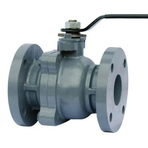 JIS 10K FC200 BALL 2PC TYPE 50A 65A 80A 100A Cast Iron CF8 316 Flange Ball Q41F/W-16k Handle Ball - Product Image 1