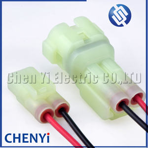 2-Pins Auto Motorfietsen Waterdichte Connector Omgekeerde Radar Plug Zuurstofsensor Harnas Socket 6180-2451 6187-2801 Voor Toyota - Product Image 2