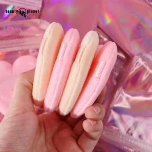 ฟองน้ำแต่งหน้ารูปหัวใจขายดีของแบรนด์ <span class=keywords><strong>Beauty</strong></span> Planet ฟองน้ำกำมะหยี่พิมพ์ลายตามสั่ง พัฟแป้งแบบกำหนดเอง - Product Image 5