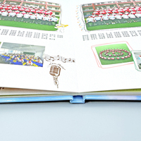 Albums de souvenirs de remise de diplôme personnalisés en carton rigide avec marquage papillon, estampage à chaud et revêtement UV, taille sur mesure pour les écoles