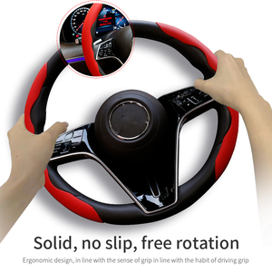 غطاء عجلة قيادة السيارة الواقي من المصنع مباشرة، إكسسوار داخلي رياضي عالمي متعدد الألوان لتزيين السيارات - Product Image 6