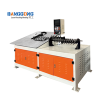 Machine de pliage de fil CNC 2D semi-automatique synchronisée, alimentation directe usine, composants PLC, moteur 2,3 kW, acier inoxydable