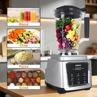6L Multifunctionele Hoge-Vermogen Blender Digitale Touchpad Heavy Duty Blender Commerciële Sapcentrifuge IJs Smoothie Drink Blender Machine