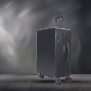 Nouvelle valise trolley tout aluminium 20 pouces en PP avec serrure TSA, roues pivotantes durables, unisexe, pour voyages d'affaires - Product Image 4