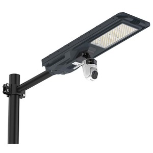 ไฟถนน LED พลังงานแสงอาทิตย์กล้องคู่แบบออลอินวัน800วัตต์ความสว่างสูง IP65โคมไฟรักษาความปลอดภัยกลางแจ้งพร้อมการควบคุมอัจฉริยะ2เลนส์ - Product Image 2