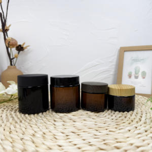 Bocaux en verre 3ML 5ML 7ML 9ML CR Cap Square Round Storage Black Child Proof avec CR Lid - Product Image 3