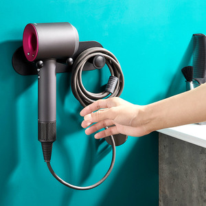 DYSON <span class=keywords><strong>Support</strong></span> de sèche-<span class=keywords><strong>cheveux</strong></span> <span class=keywords><strong>Support</strong></span> de <span class=keywords><strong>support</strong></span> de cintre résistant à l'eau auto-adhésif pour salle de bain Outil mural en métal à <span class=keywords><strong>ventouse</strong></span> pour <span class=keywords><strong>cheveux</strong></span> - Product Image 2