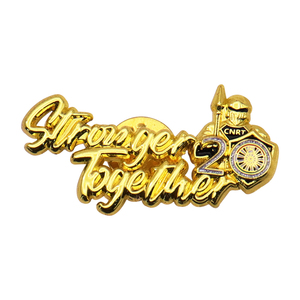 <strong>No</strong> <strong>Minimum</strong> <strong>Order</strong> Factory Design Metal <strong>Enamel</strong> <strong>Pin</strong> <strong>Custom</strong> Gold Stamping Letter Logo Lapel <strong>Pin</strong> Brooch