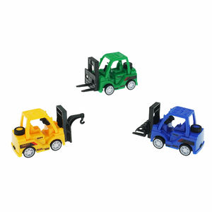 รถของเล่นแบบผลักดันและดึงกลับ รุ่นรถยก ซีรีส์ยานยนต์วิศวกรรม ของเล่นแรงเสียดทาน สำหรับไข่เซอร์ไพรส์ แคปซูลขนาด 75 มม. - Product Image 5