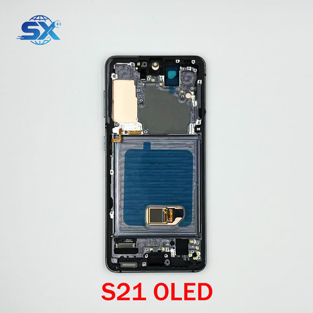 High Quality OLED Screen Replacement for Samsung for Galaxy S21 Including Frame Mobile Phone LCDs