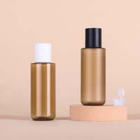 Botella de Plástico Mate de Lujo de 120 ml para Cuidado de la Piel, para Almacenamiento de Esencia y Uso Profesional en Salones de Belleza