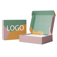 Boîte cadeau en carton recyclable personnalisée, boîte en papier gaufré, boîte mystère personnalisée en carton ondulé, emballage de boîte cadeau