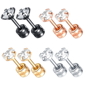 Daith — boucles d'oreilles en strass <span class=keywords><strong>Double</strong></span> barre ronde, <span class=keywords><strong>Piercing</strong></span>, Cartilage, <span class=keywords><strong>Tragus</strong></span>, Helix, en acier chirurgical, clou en Zircon, <span class=keywords><strong>Piercing</strong></span> d'<span class=keywords><strong>oreille</strong></span> - Product Image 5