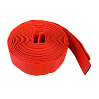 Tuyau d'incendie SLfire recouvert de rouge, 10 bars, 2 pouces, 30 m, doublure en PVC pour la protection incendie